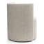 Fauteuil d'appoint moderne en tonneau avec roulettes-1790956553