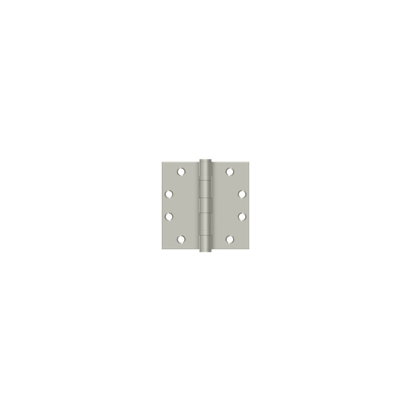 102'' x 102'' Steel Butt Bearing Hinge, Brushed Nickel