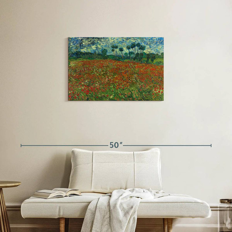 Champ de coquelicots Alvord 1890, H 20 po x l 30 po