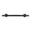 Seachrome 18 inch Wall Mount Bath Towel Bar Rack for Bathroom Wall, Kitchen, Washroom, Black Semi-Gloss-98953032-98953029
