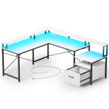 L-Shaped Large Desks You'll Love | Wayfair