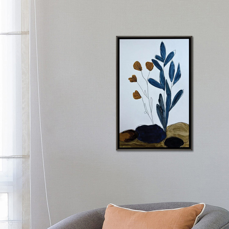 Nouveau printemps - reproduction d'art murale - toile encadrée, H 26 po x l 18 po, Gris