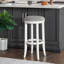 Tabouret de bar et de comptoir en bois d'hévéa Natick-72727858-72727857-72727861