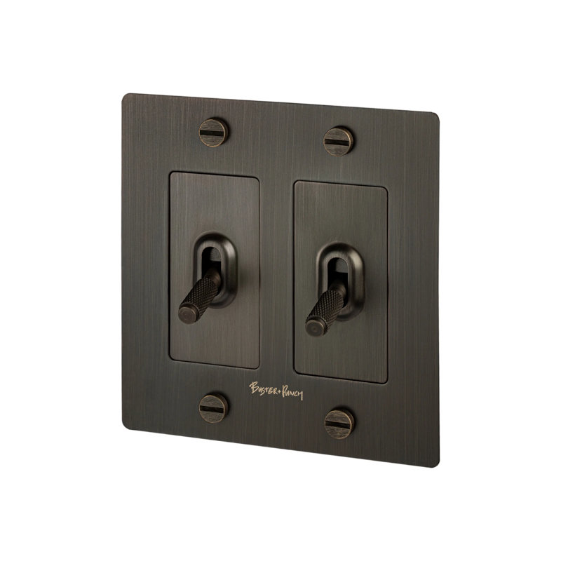 2G Toggle Switch / Logo, Bronze