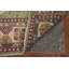 Tapis vert clair à motif géométrique Kazak 5 x 7