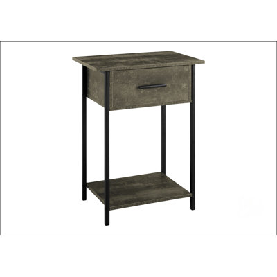 Table d'appoint rectangulaire avec tiroir de rangement
