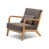 Chaise rose + housse grise est en rupture de stock