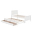 Lit plateforme simple avec tiroirs et lit gigogne-114402417