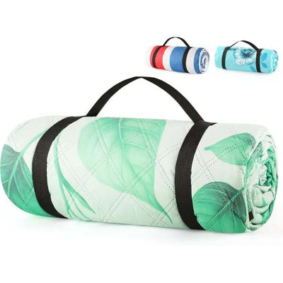 (Très grand 2025) très grandes couvertures de pique-nique imperméables | Couverture de plage pliable et imperméable | Tapis de pique-nique 5 couches lavable à la machine pour le camping, l'herbe et le parc