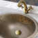 Nantucket Sinks Regatta 16'' Brown Fireclay Oval Bathroom Sink with Overflow