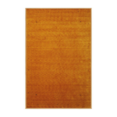 Tapis contemporain orange