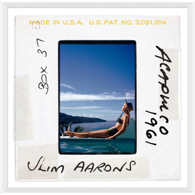 "Between Sea and Sky - Slide", January 1, 1961 by Slim Aarons - Single Picture Frame Print