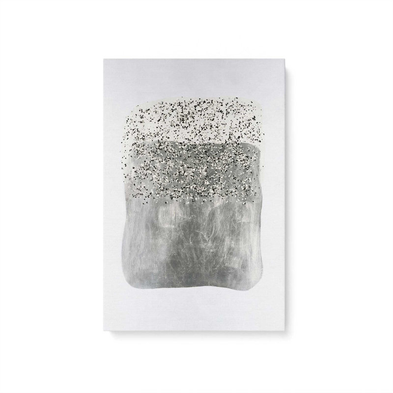 Toile tendue métallique «I», H 12 po x l 8 po