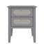Arthen Rattan 2 Drawer Bedside Table-115334132