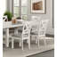 Mobilier de salle à manger rustique en chêne blanc 2 pièces Farmhouse
