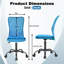Chaise de bureau sans accoudoirs à hauteur réglable-255648750