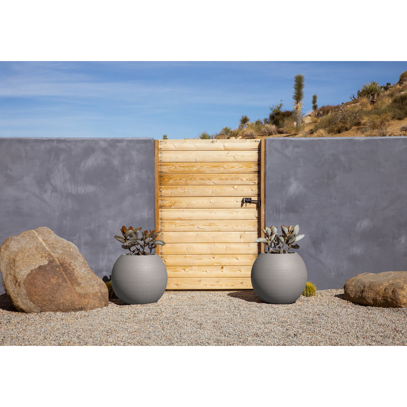 Jardinière Veradek Strata Series 18 "- paquet de 2, Gris, 2