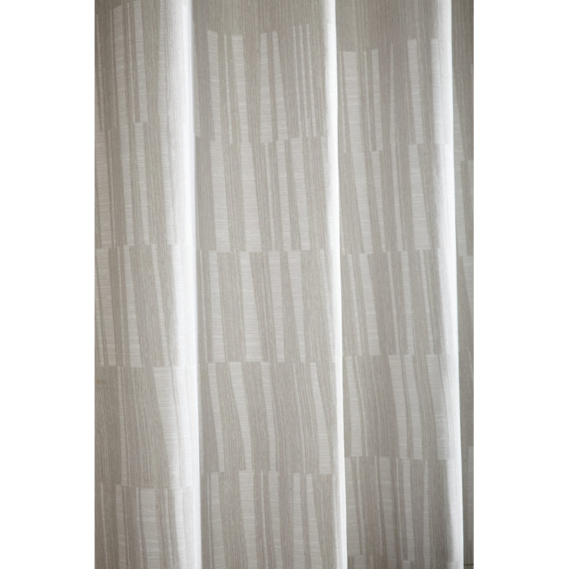 Isio Eyelet Room Darkening Thermal Curtains (Set of 2), 229cm Width x 229cm Drop, Linen