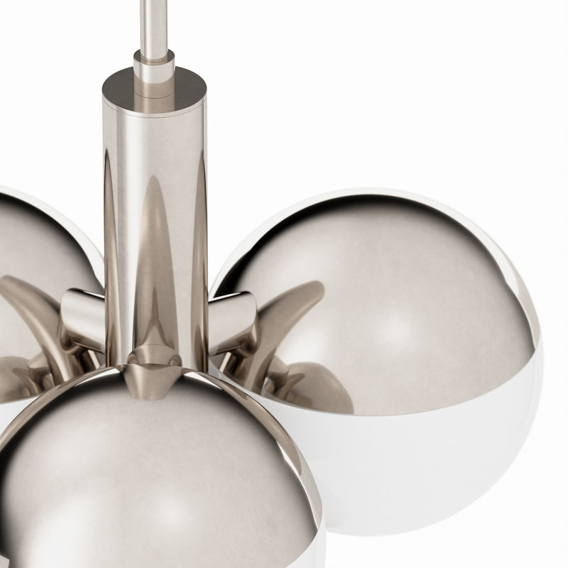 Oliver Pendant (Natural Brass), Polished Nickel