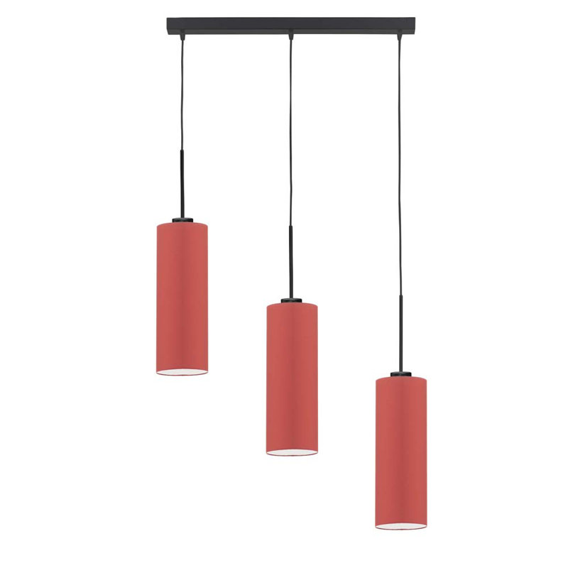 Borneo 3 - Light Pendant, Black, Red
