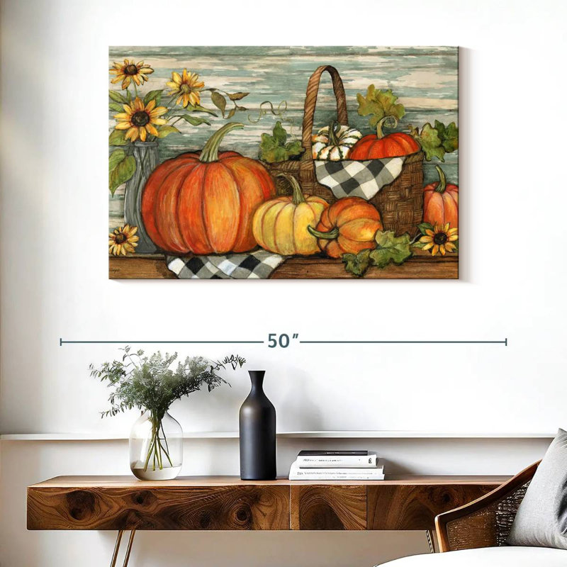 Yarlin Fall Harvest, 26" H x 39" W