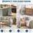 5L/1.3 gal Round Trash Can, Bathroom Wastebasket with Soft-Close Lid | Step Foot Pedal, Removable Inner Bucket, Brushed Stainless Steel, for Office, Bedroom, Toilet, Live Room, Silver