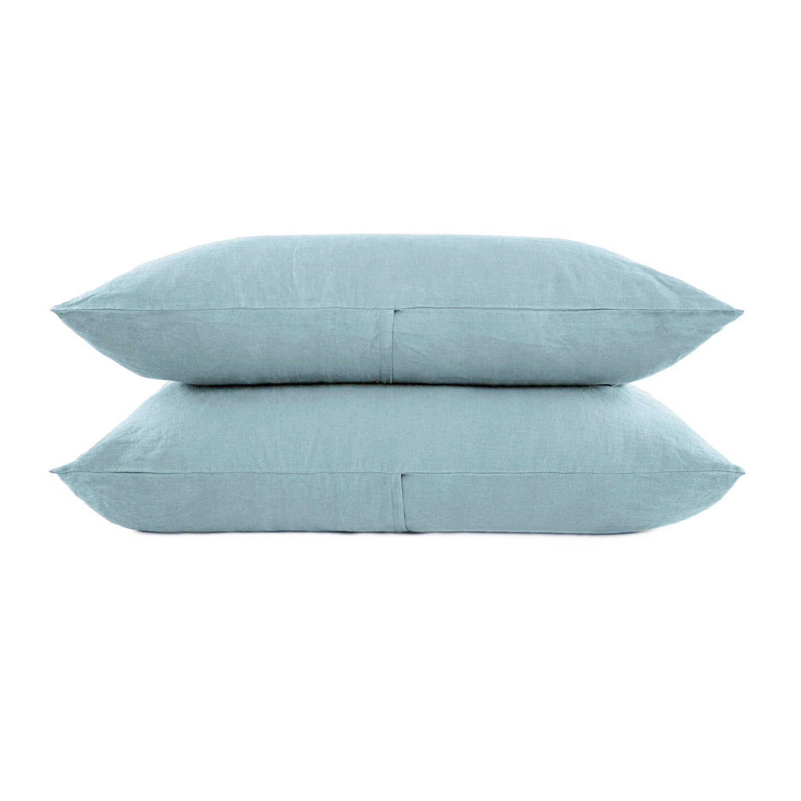 100% French Linen Pillowcase Set, Standard Pillowcase, Wave