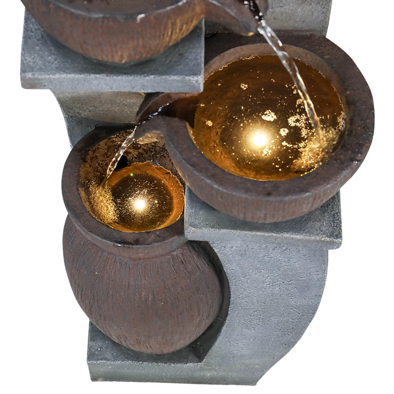 Fontaine de sol avec lumière Berns