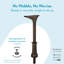Elevado Decorative In-Ground Post, Rubbed Bronze-1160129986