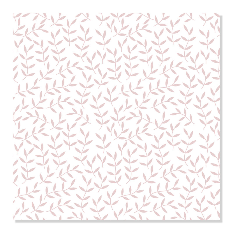 Panneau de papier peint adhésif Nykisha, Rose, l 24 po x L 96 po