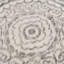 Tapis beige rectangulaire en polypropylène tissé à la machine Moani-91884356