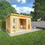 Mercia 13ft x 10ft Studio Pent Log Cabin (28mm)