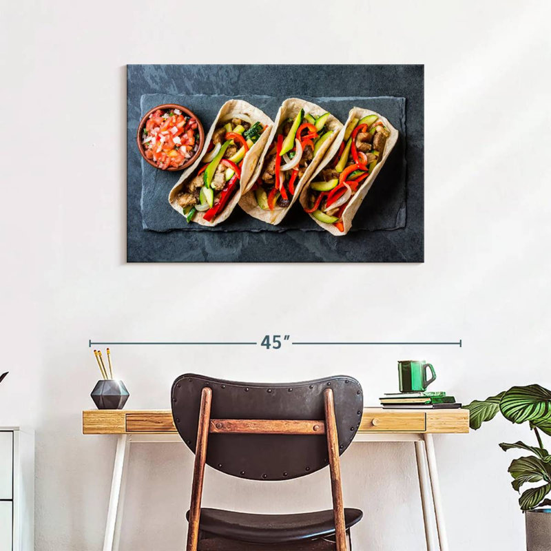 Yarlin Tacos De Cerdo, 24" H x 36" W