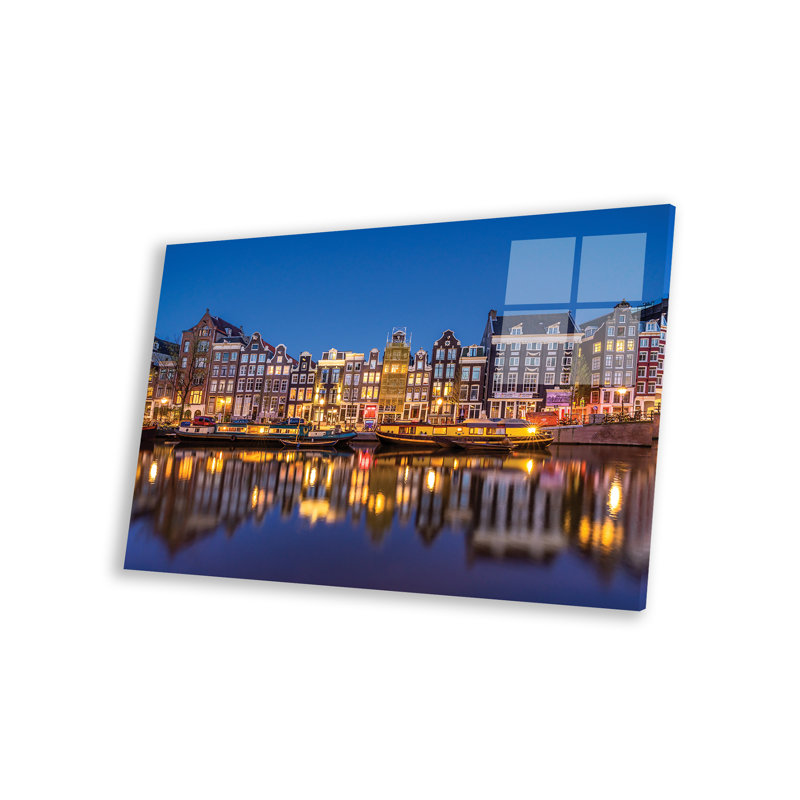 Bleu Amsterdam, Amsterdam, Pays-Bas, sur plastique / acrylique par Jim Nilsen