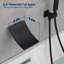 Système de douche à une poignée avec robinet incurvé commercial