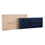 Lit double tapissier transitionnel bleu marine
