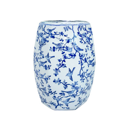Neoclassical style ceramic stool