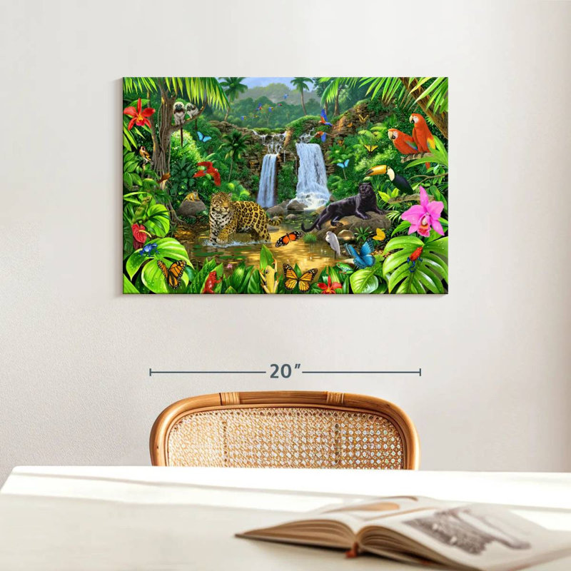 Brampt Rainforest Harmony I, 16" H x 24" W