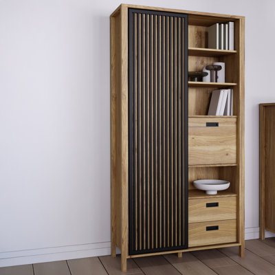 Sarjeet 200.3 cm H x 103.4 cm W Standard Bookcase