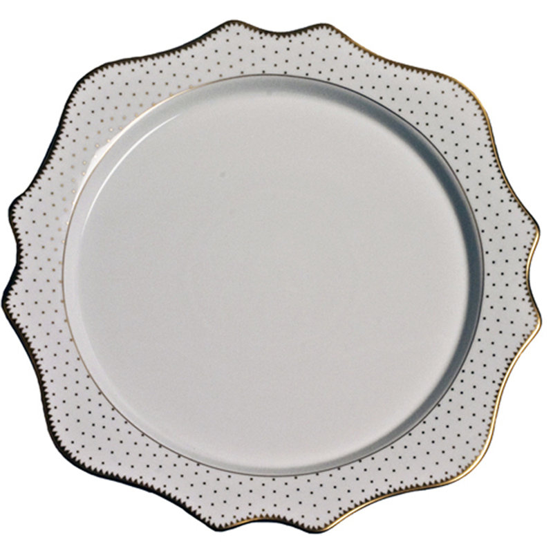 Simply Anna Antique Polka Charger