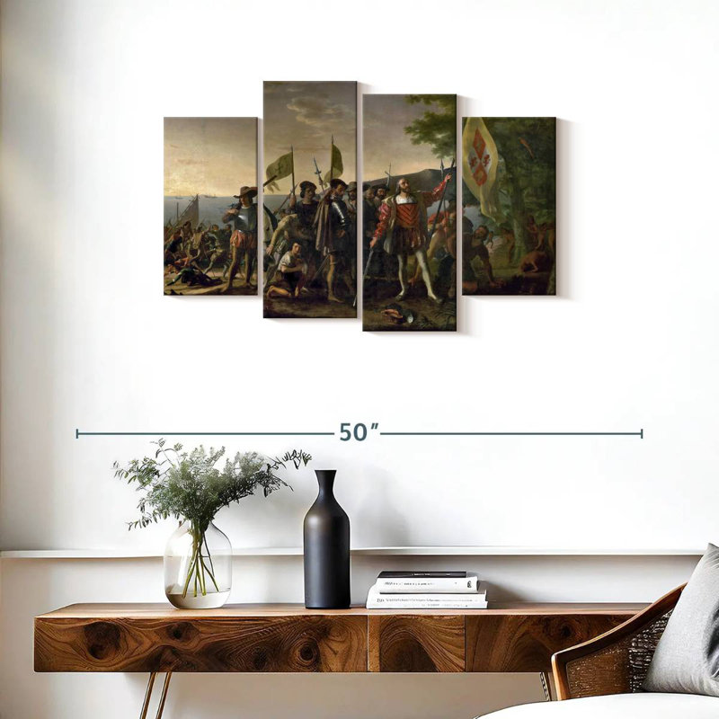 Atterrissage de Christopher Columbus, 22" H x 36" W