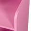 2 tiroirs et 1 armoire de rangement rose