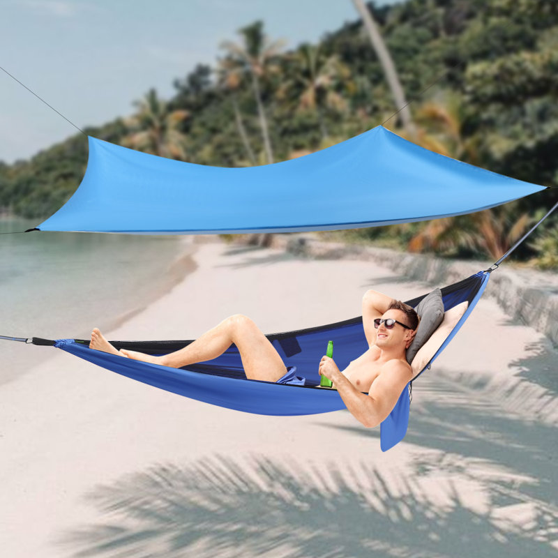 Hamac de camping Seta, Bleu