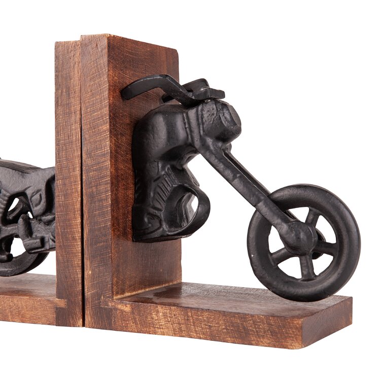 Winston Porter Metal Non-Skid Bookends | Wayfair