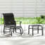 Fauteuil oscillant d'extérieur à haut dossier Garden