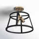 Brielle 3 Light Semi Flush Mount