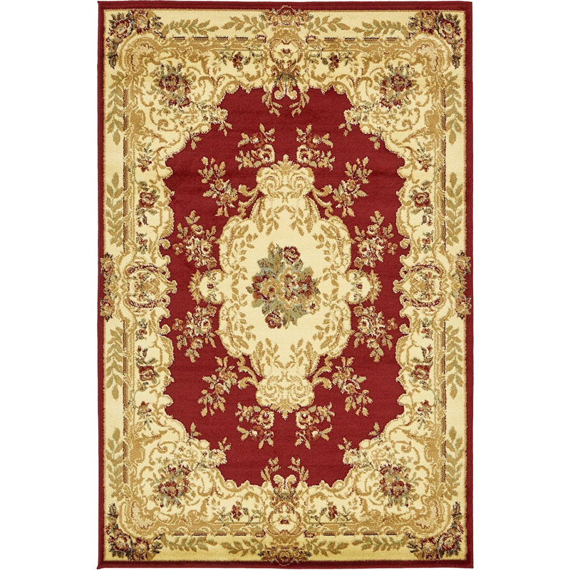 Aracelia Floral Indoor Rug, Rectangle 3'3" x 5'3"