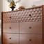 Armoire d'appoint en bois massif rouge-brun-1288540341