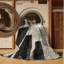 Tapis gris chic et luxueux lavable à la machine Paitlyn Las Vegas Strip-927012825
