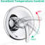 Wall Mount Shower With Stainless Steel Slide, Dual 7-setting Head, - Head Spa System Finish, Drill-